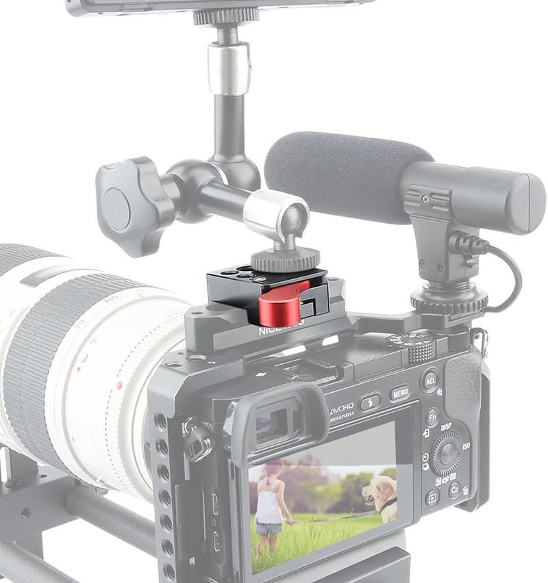 NICEYRIG NATO Lock Clamp with Quick Release NATO Rail 70mm for Video Monitor Microphone LED Light - 080 - Image 2